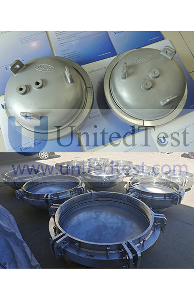 end cap of pipe hydrostatic pressure test