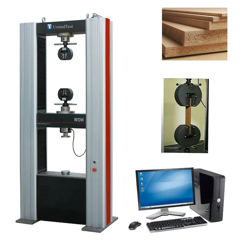 Wood, timber, fiberboard testing machine