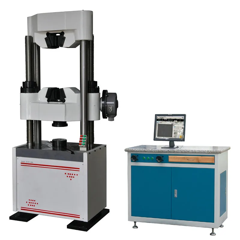 Manual control hydraulic universal testing machine