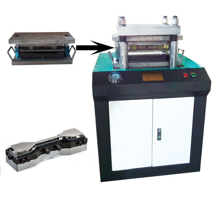 Flat tensile test specimen preparation machine
