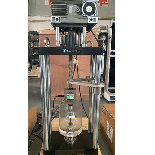 Simple version slow speed slow stress rate tensile testing machine
