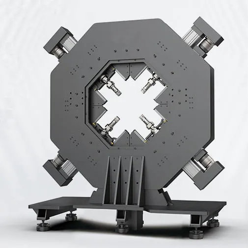 Large-scale in situ biaxial tensile testing machine