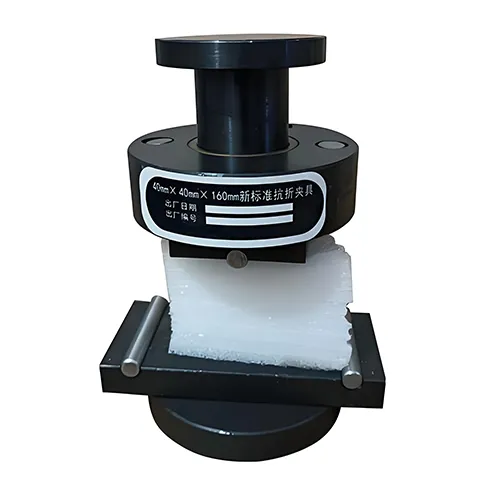 Cement, brick, ceramic tiles Flexural test fixture