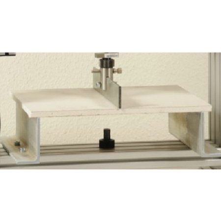 Gypsum panel flexural bending test fixture and machine