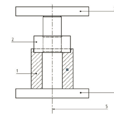 Anaerobic Adhesives Shear test fixture