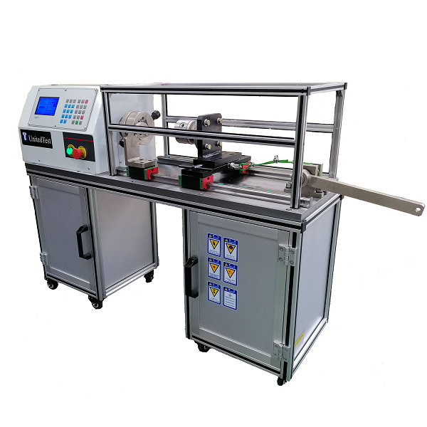 Metal wire wrapping testing machine