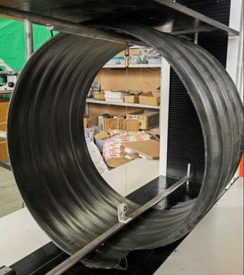 Pipe ring stiffness tester deformation