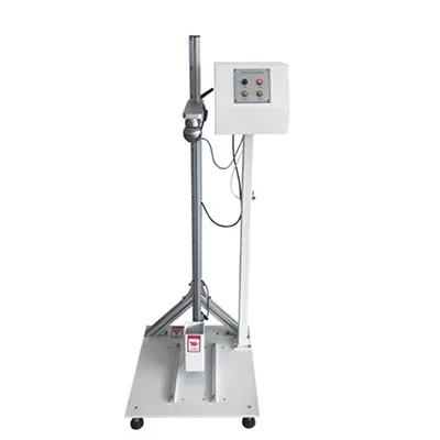 Anti-glare board drop weight impact testing machine