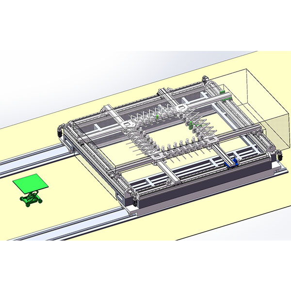Acrylic sheet four-axis stretching machine, acrylic stretching machine