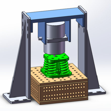 Excitation System and Dynamic Strain Vibration Test Platform