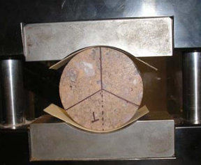 Concrete Cylinder Splitting Tensile Strength Test