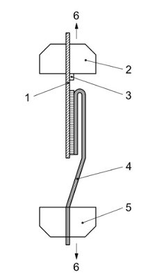 Peel adhesion test fixture of self-adhesive tapes