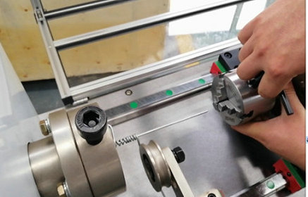 Metal wire wrapping testing machine