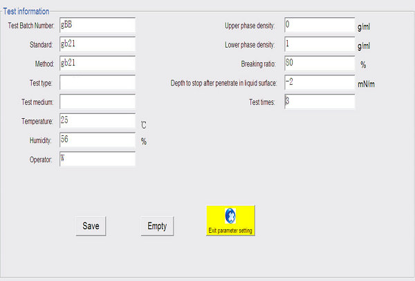 PC controlled Interfacial tensiometer