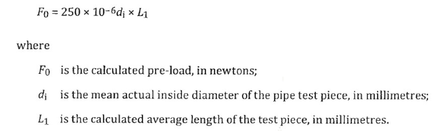 ISO 9967 Creep Ratio Test for Thermoplastic Pipes