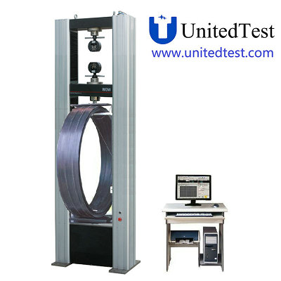 ISO 9969 ring stiffness testing for plastic pipe