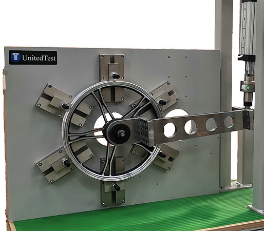ISO 8644 Radial load, bending moment, Torque bearing test of motorcycles light-alloy wheels