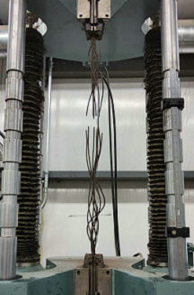 ASTM A1061, A416 Multi-Wire Steel Prestressing Strand Tensile Elongation Test