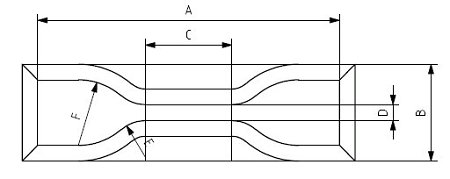 ISO 37 Tensile Test on Rubber, vulcanized or thermoplastic