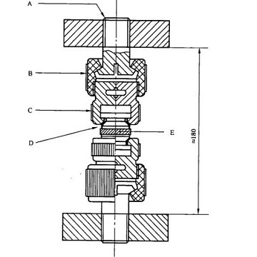 ISO 814 Two plate Method Tension for Rubber-to-Metal Adhesion Test