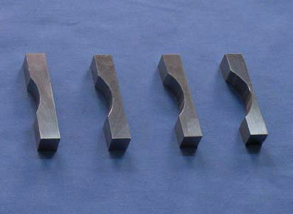 Charpy impact test verification specimens