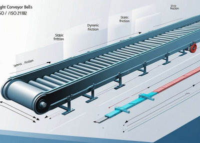 ISO 21182 coefficient of friction for light conveyor belts
