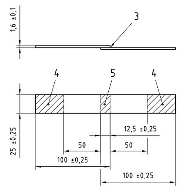 ISO 4587 Adhesives Tensile Shear Test of rigid bond material