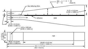 ASTM D3433 Cleavage Fracture Test for Adhesive Bonded Metal Joints