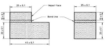 ISO 9653 Adhesive Bonds Shear Impact Strength Test