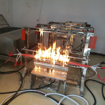 Wire and cable fire resistance testing machine