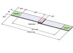ASTM D3163 Strength of Adhesively Bonded Rigid Plastic Lap-Shear Joints