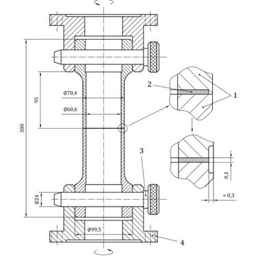 ISO 11003-1 Structural Adhesive Torsion Test by butt-bonded hollow cylinders