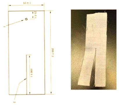ISO 13937-2 Trouser Method Fabric Tear Force Testing